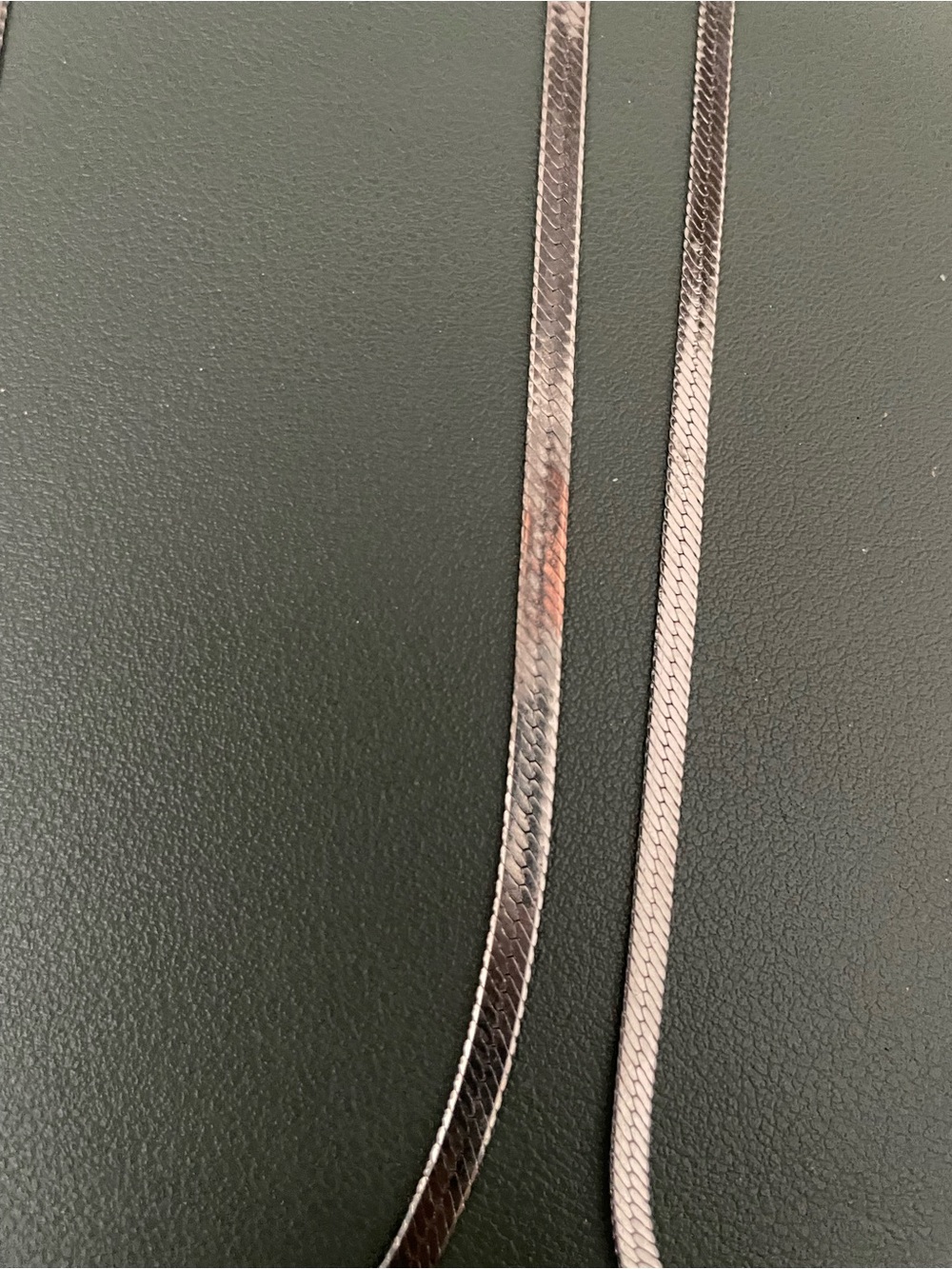 Lot of Silver-Plated Herringbone Chain Necklaces for Women - Picture 8 of 11